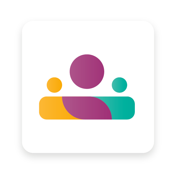 Odoo Employees Icon Odoo Employees app icon with three figures